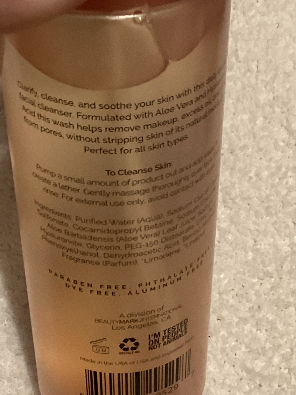 Low start Lacuna Pink Facial Cleanser & Makeup Remover Duo - Pink - Picture 11 of 12